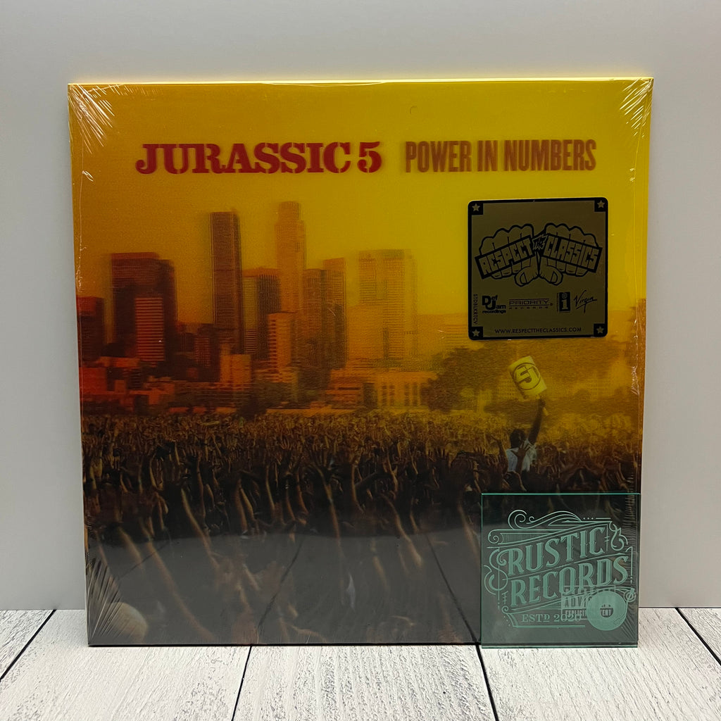 Jurassic 5 Power In Numbers Lenticular Cover Rustic Records