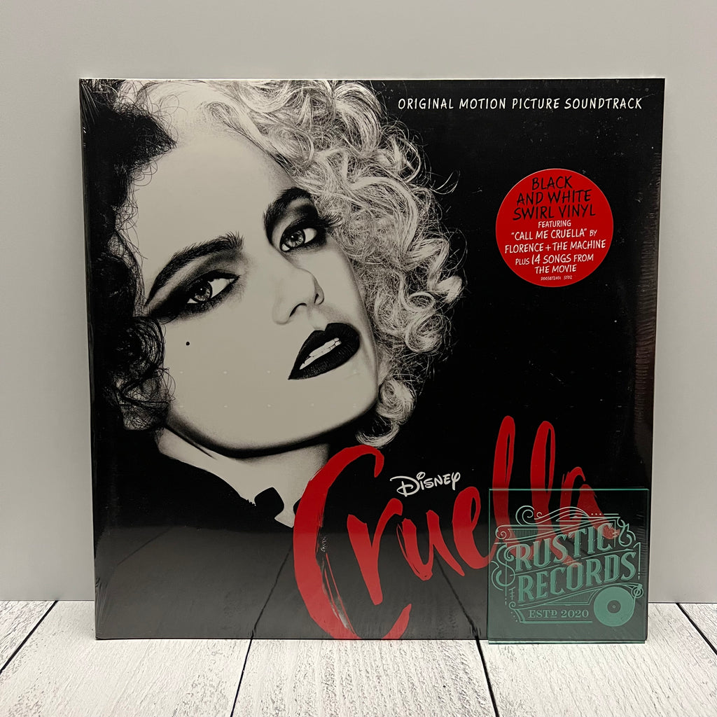 Cruella Soundtrack (Black/White Swirl vinyl) – Rustic Records