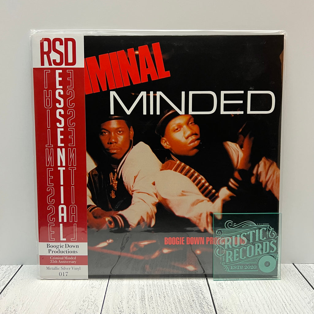 Boogie Down Productions Criminal Minded Silver Vinyl Rustic Records 0609