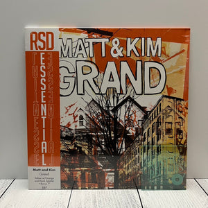 Matt & Kim - Grand (Yellow w/Orange & Black Splatter Vinyl and Bonus 7")