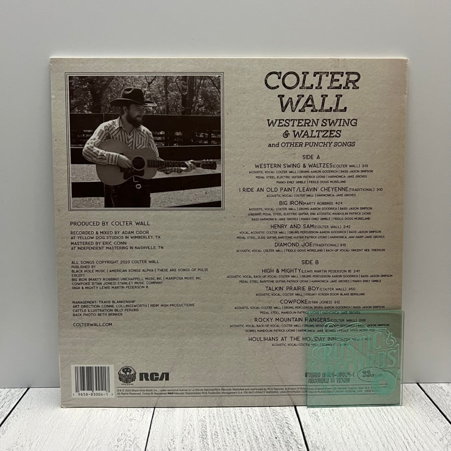 Colter Wall - Western Swing And Waltzes (Red Vinyl)