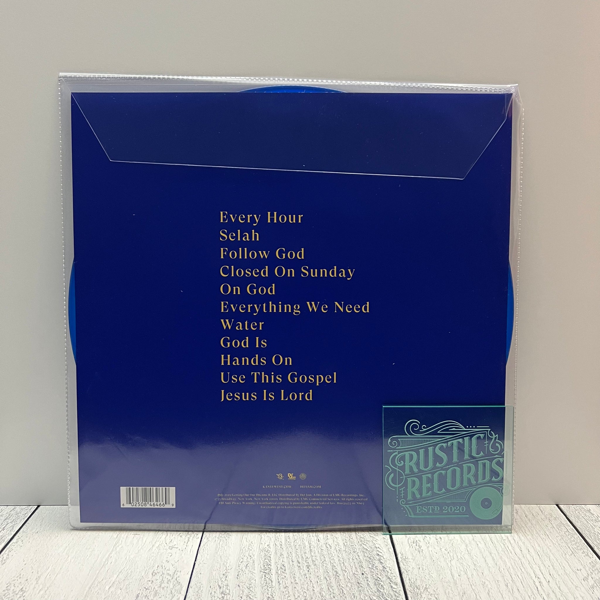 Kanye West Jesus Is King Vinyl Blue - US