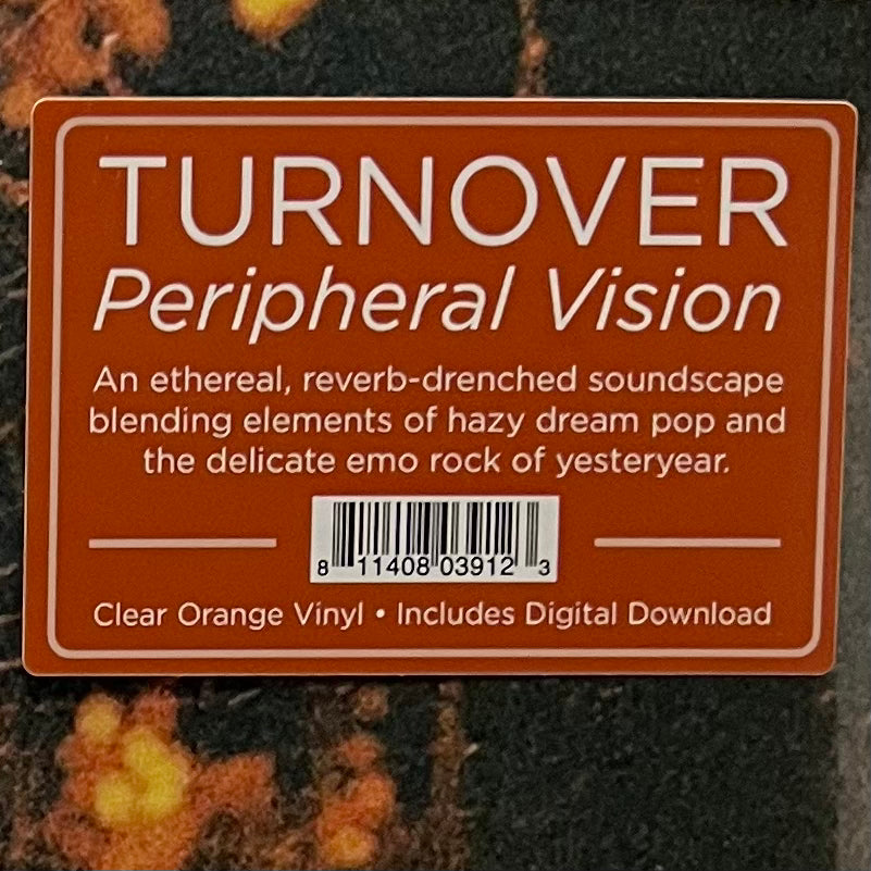 Turnover - Peripheral Vision (Clear Orange Vinyl)