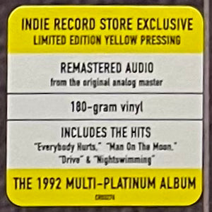 R.E.M. - Automatic For The People (Indie Exclusive Yellow Vinyl)