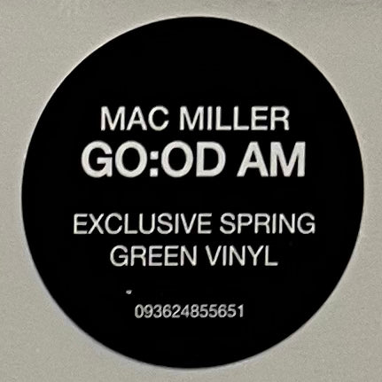 Mac Miller - GO:OD AM (vinilo verde primavera exclusivo independiente)