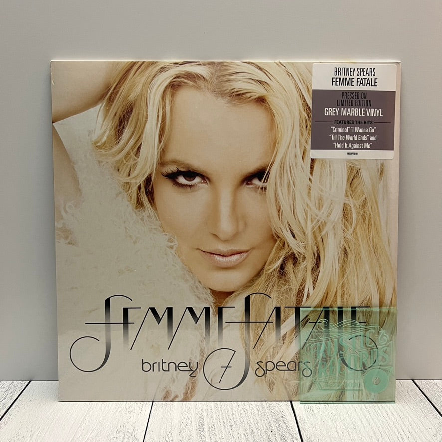 Britney Spears - Femme Fatale (Grey Marble Vinyl) [Bump/Crease]