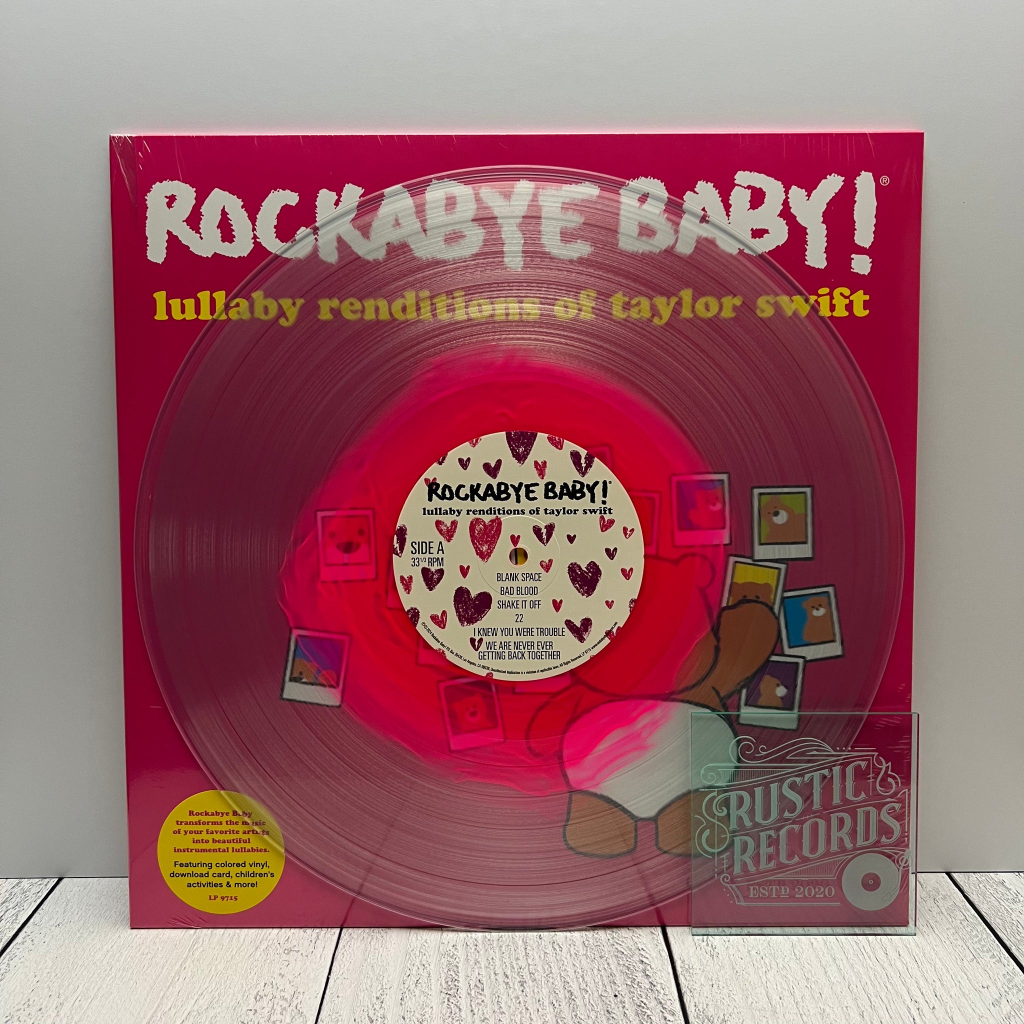 Taylor Swift - Rockabye Baby! Lullaby Renditions Of Taylor Swift (Clear/Pink Vinyl)