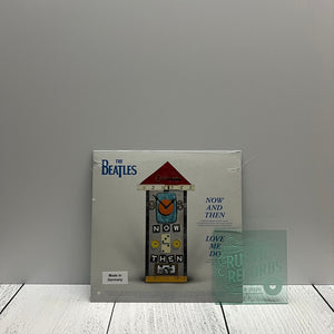 The Beatles - Now And Then 7" (Indie Exclusive Blue/White Marble Vinyl)