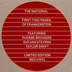 The National - First Two Pages Of Frankenstein (Indie Exclusive Red Vinyl)
