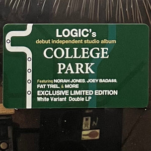 Logic - College Park (Indie Exclusive White Vinyl) [Bump/Crease]