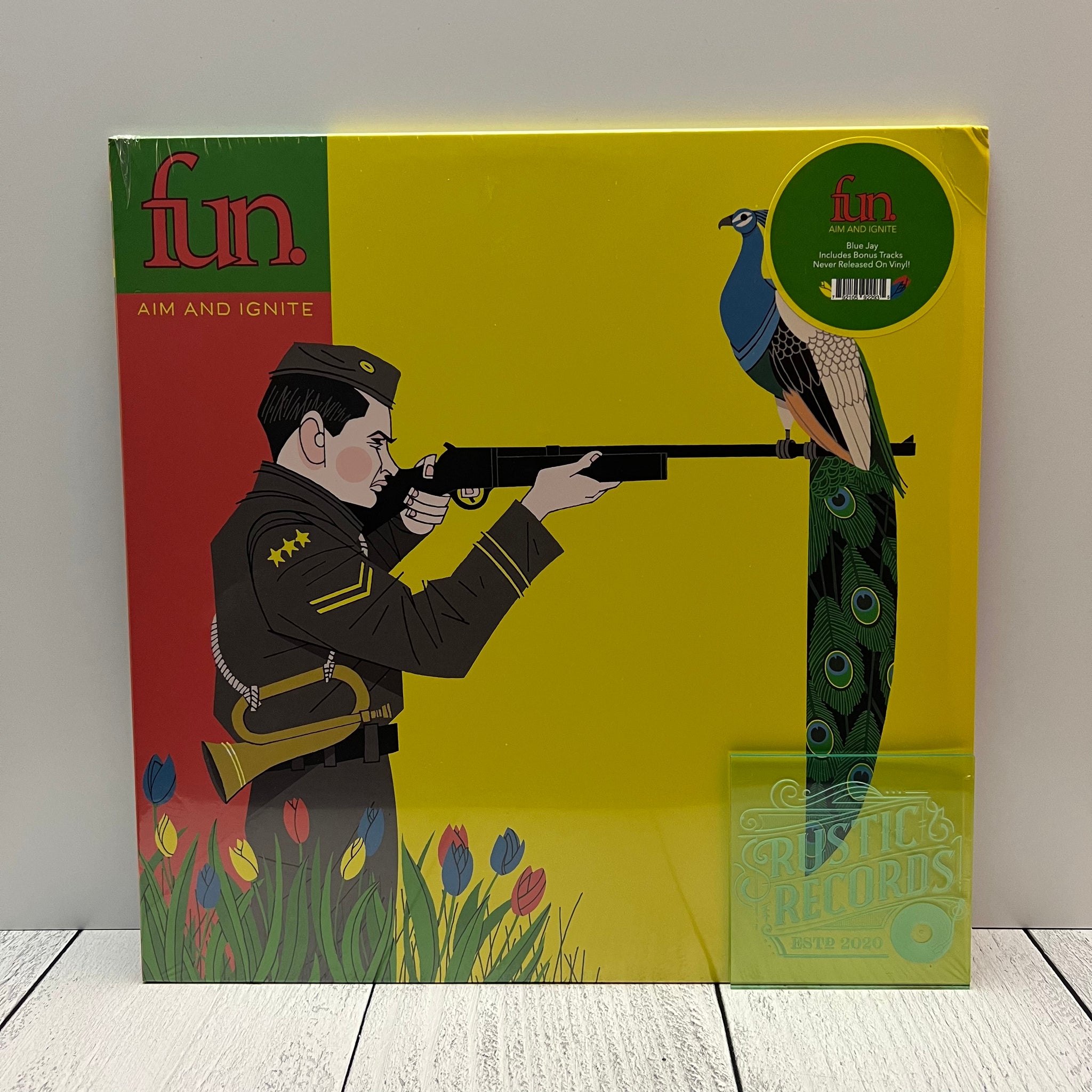 Fun. - Aim And Ignite (Blue Jay Vinyl) [Bump/Crease]