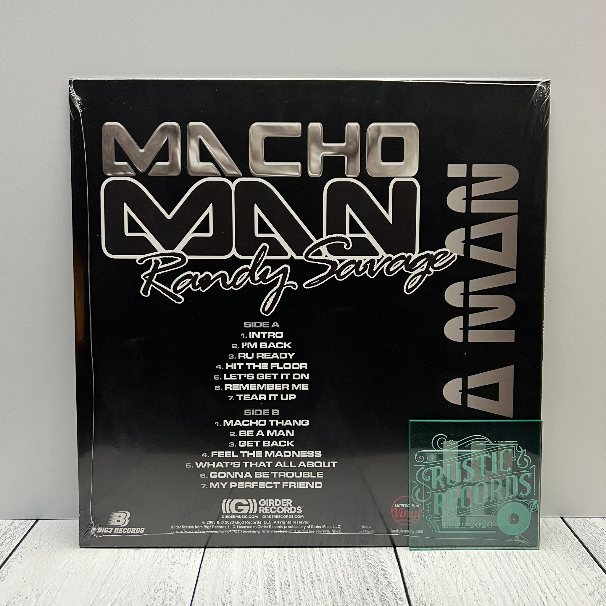 Macho Man Randy Savage - Be A Man (Orange Vinyl)