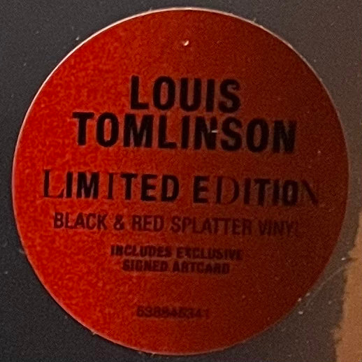 Louis Tomlinson - Faith In The Future (Black And Red Splatter with Signed Insert)