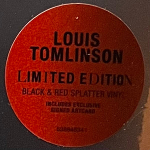 Louis Tomlinson - Faith In The Future (Black And Red Splatter with Signed Insert)
