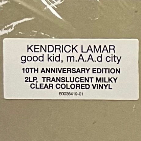 Kendrick Lamar - Good Kid, M.A.A.D City (10th Anniversary On Clear Vinyl)