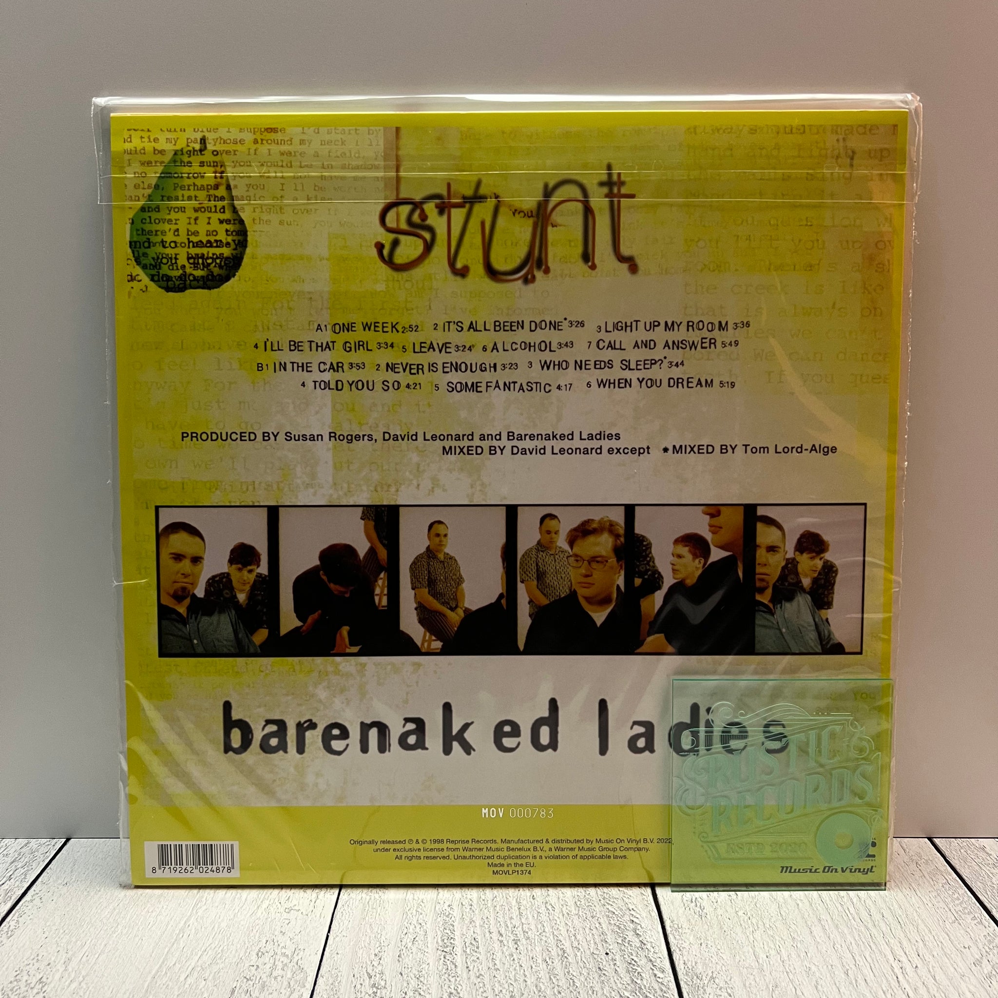 Barenaked Ladies - Stunt (Music On Vinyl Yellow Vinyl)