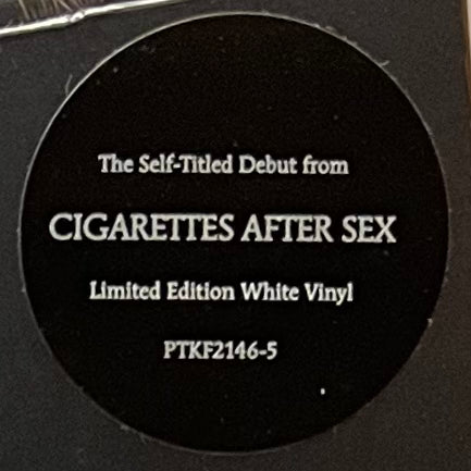 Cigarettes After Sex - Cigarettes After Sex (White Vinyl)