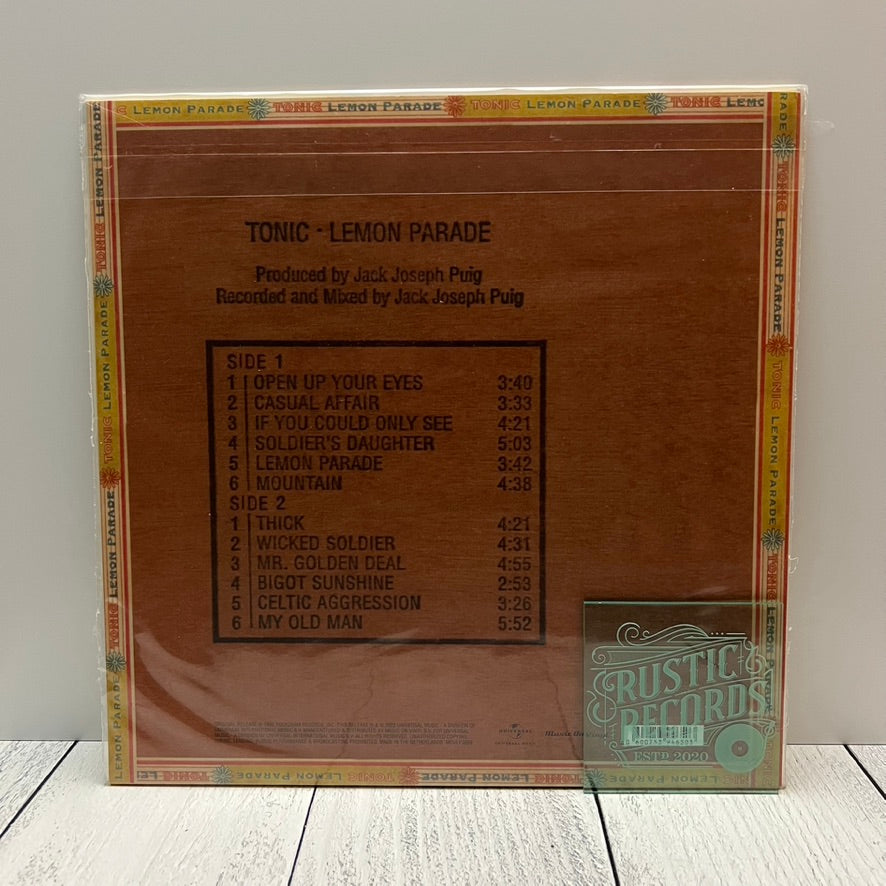 Tonic - Lemon Parade (Music On Vinyl)