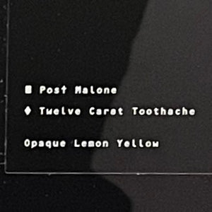 Post Malone - Twelve Carat Toothache (Indie Exclusive Opaque Lemon Yellow Vinyl)