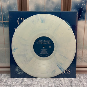 Charles Brown - Charles Brown's Cool Christmas Blues (Vinyle tourbillon blanc et bleu)