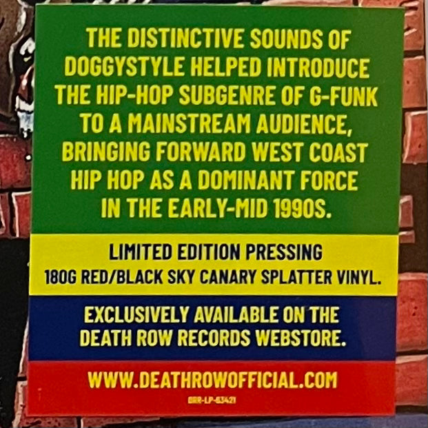 Snoop Doggy Dogg - Doggystyle (Black/Red Split With Canary Splatter Vinyl) [Bump/Crease]