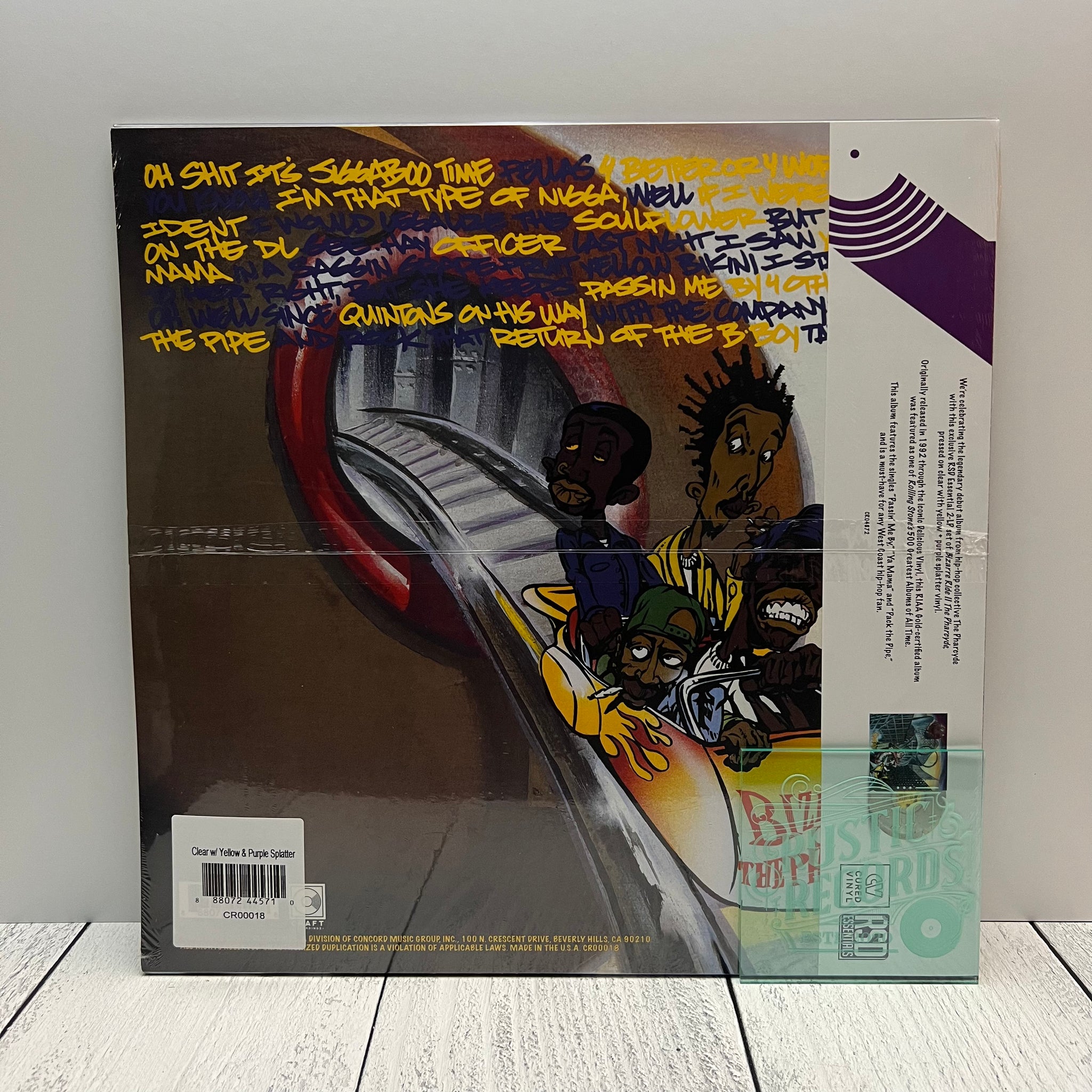 The Pharcyde - Bizarre Ride II The Pharcyde (Indie Exclusive Clear with Yellow/Purple Splatter Vinyl)