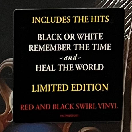 Michael Jackson - Dangerous (Red & Black Swirl Vinyl)