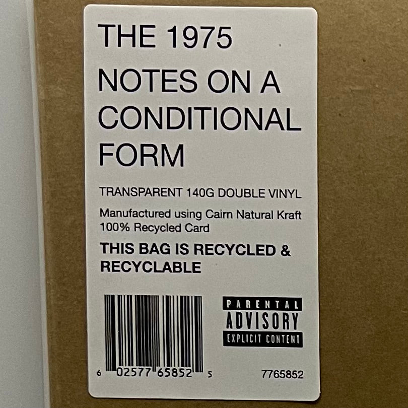 The 1975 - Notes On A Conditional Form