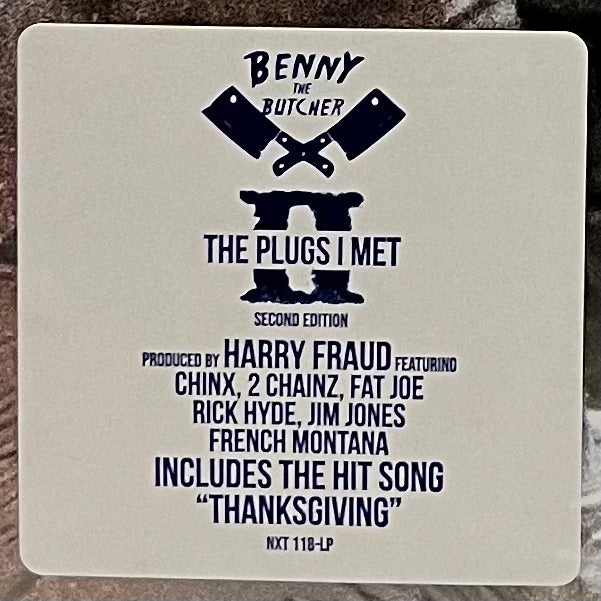 Benny The Butcher - The Plugs I Met II (Black Vinyl)