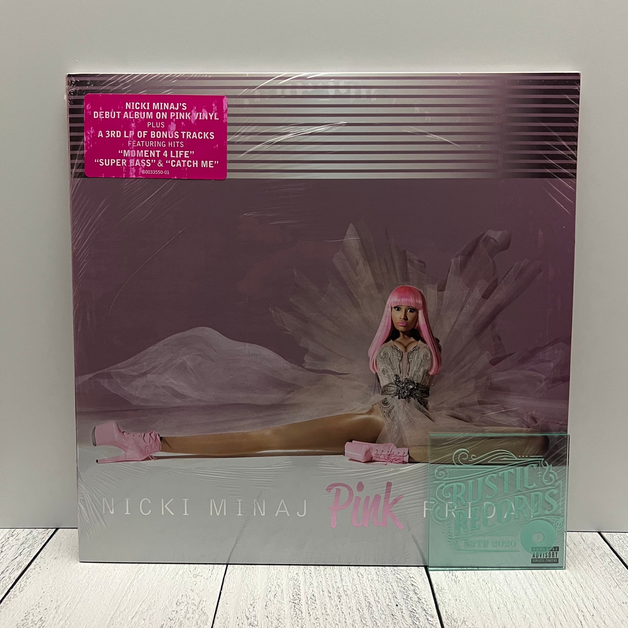 Nicki Minaj - Pink Friday Deluxe Edition (3LP) (Pink/White Swirl Vinyl)