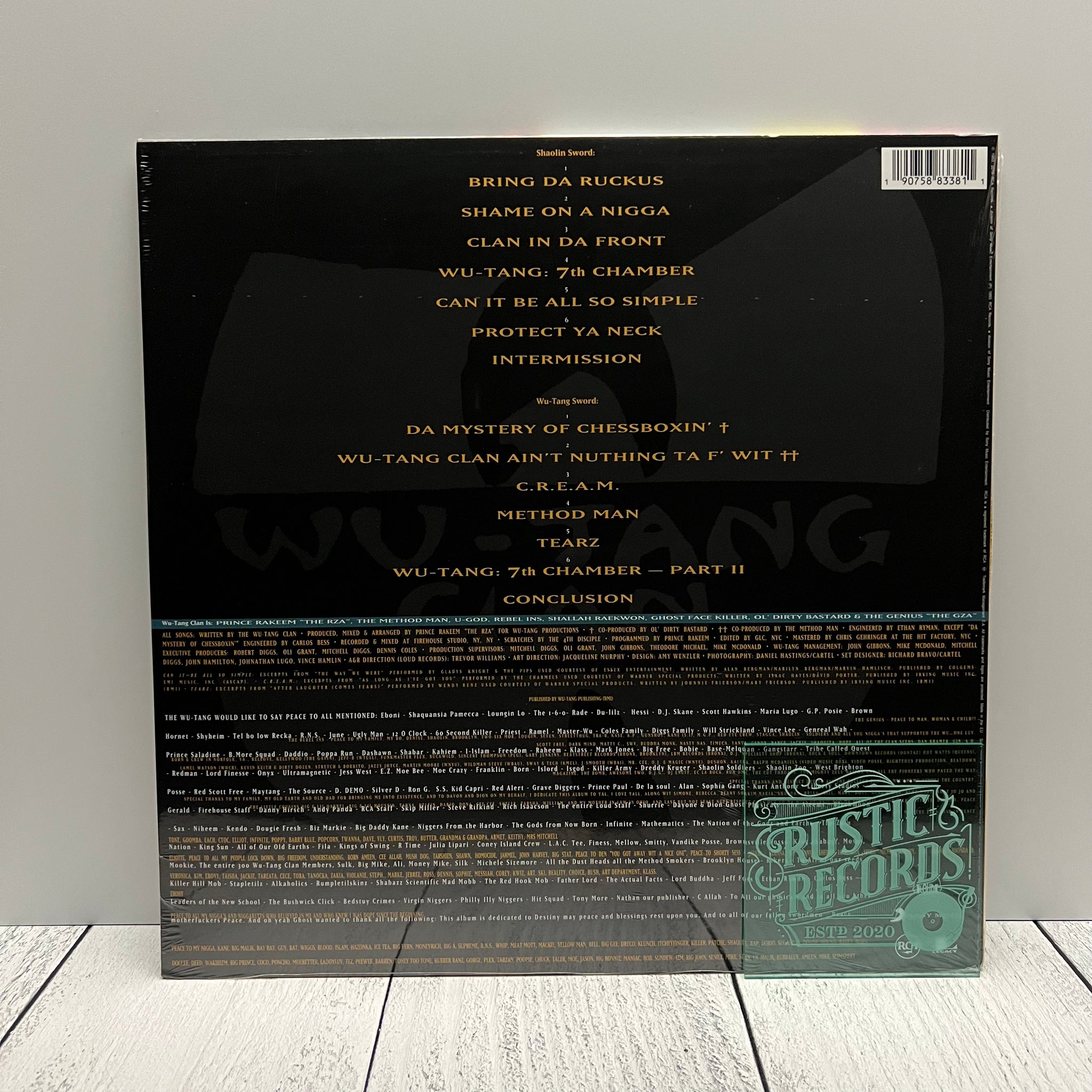 Wu-Tang Clan - Enter The Wu-Tang (36 Chambers) (Yellow Vinyl)