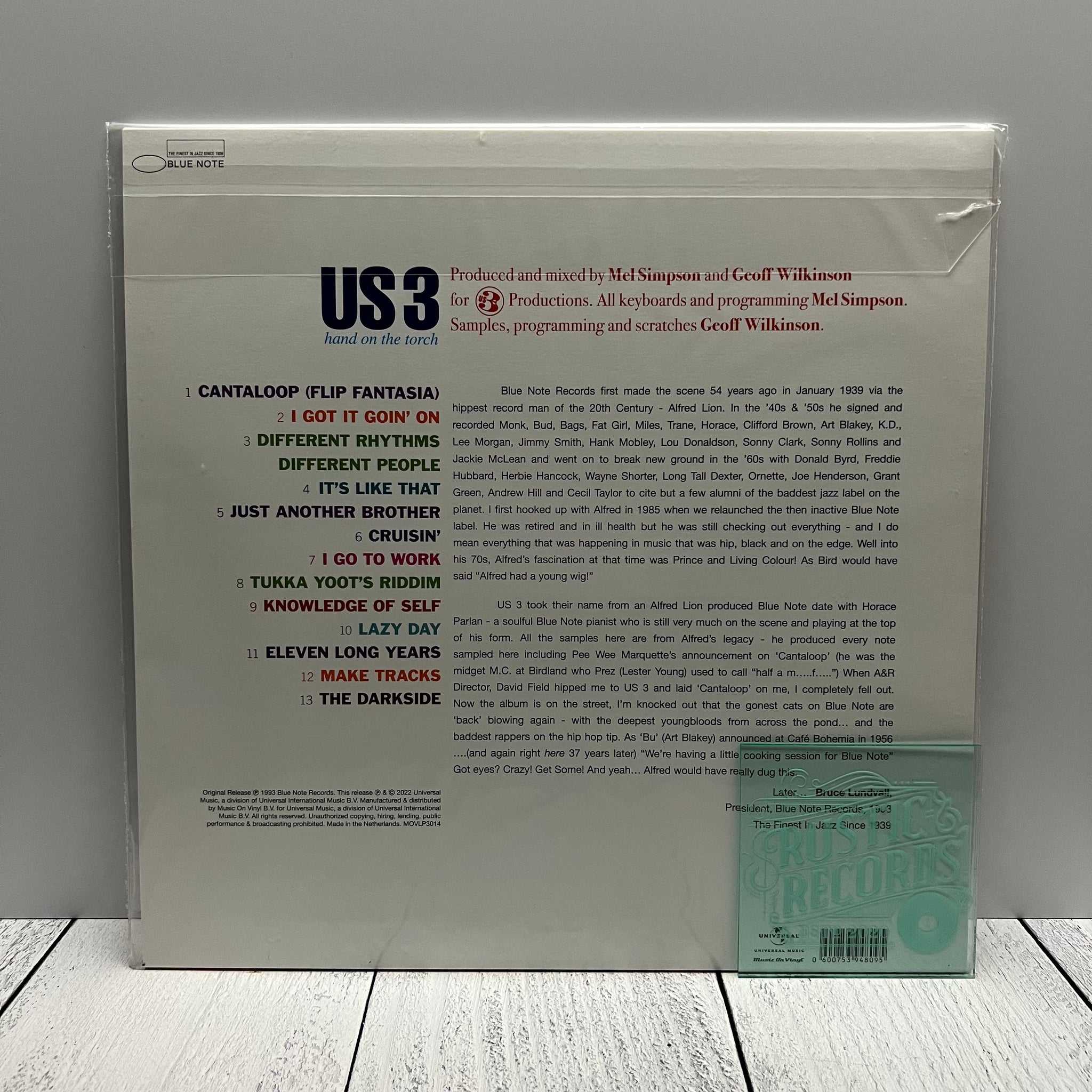 US3 - Hand On The Torch (Music On Vinyl) – Rustic Records