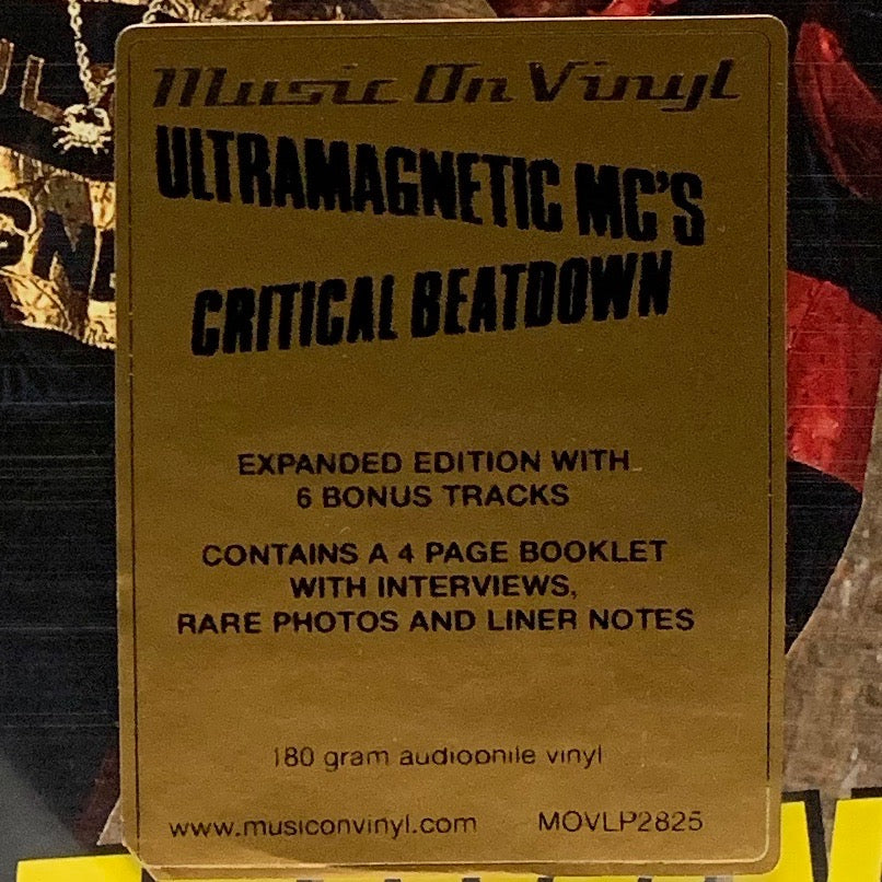 Ultramagnetic MC's - Critical Beatdown (Music On Vinyl)