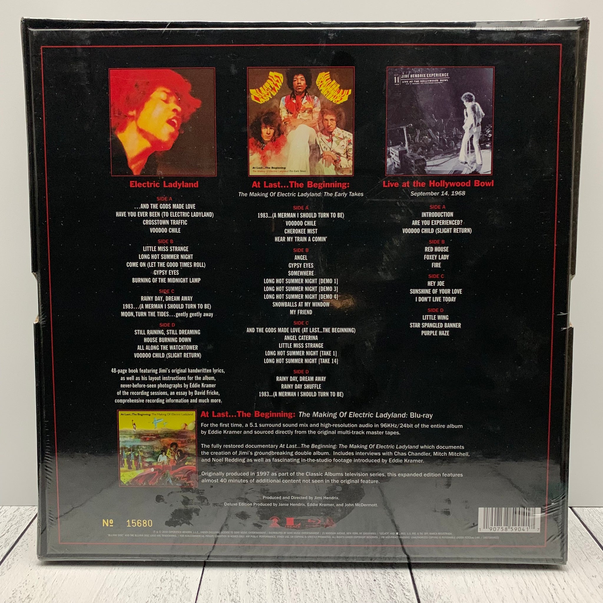 The Jimi Hendrix Experience - Electric Ladyland 6LP/1 Blu-ray Box Set (Numbered)