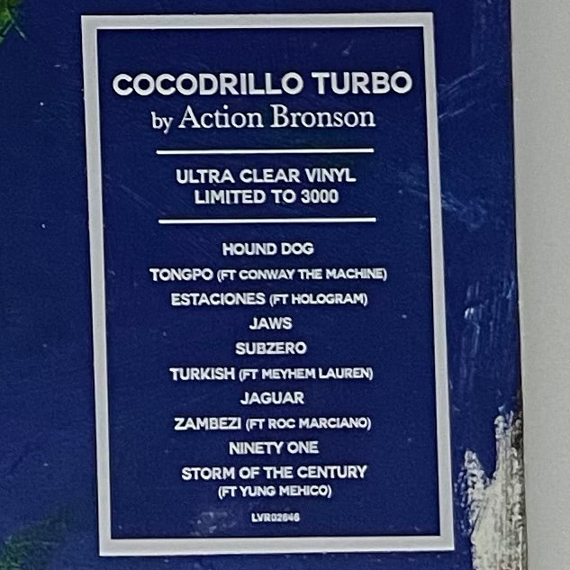 Action Bronson - Cocodrillo Turbo (Indie Exclusive Clear Vinyl)