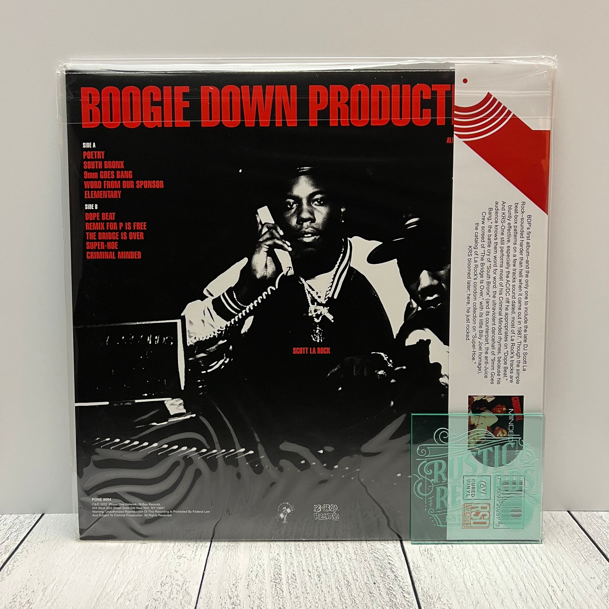 Boogie Down Productions - Criminal Minded (Silver Vinyl